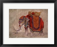 Ceremonial Elephants I Framed Print