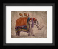 Ceremonial Elephants II Framed Print