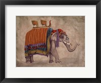 Ceremonial Elephants II Framed Print
