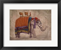Ceremonial Elephants II Framed Print
