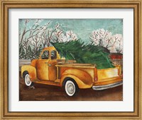 Yellow Truck and Tree III Fine Art Print