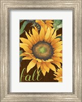 Sunflowers in the Fall Fine Art Print