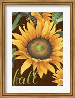 Sunflowers in the Fall Fine Art Print