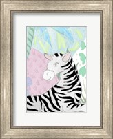 Zebra in the Tropics Fine Art Print
