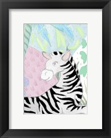 Zebra in the Tropics Fine Art Print