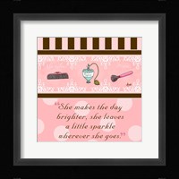 Classy and Fabulous I Framed Print