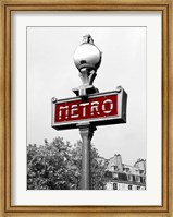 Metro in Paris (Red) Fine Art Print