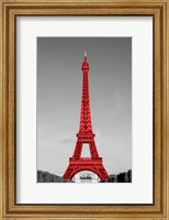 Paris in the Day in Red Fine Art Print