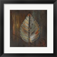 New Leaf VI (brown) Framed Print