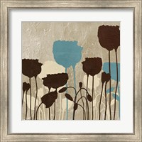 Floral Simplicity IV (blue) Fine Art Print