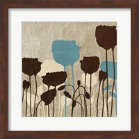 Floral Simplicity IV (blue) Fine Art Print