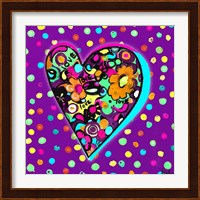Neon Hearts of Love I Fine Art Print