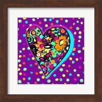 Neon Hearts of Love I Fine Art Print