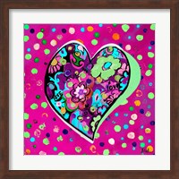 Neon Hearts of Love II Fine Art Print