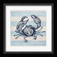 Surf Side Striped I Framed Print