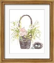 Spring Flower Basket Fine Art Print