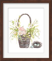 Spring Flower Basket Fine Art Print
