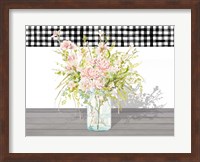 Spring Bouquet in a Glass Jar Fine Art Print