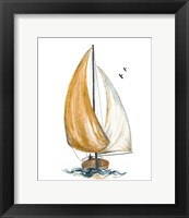 Gold Sail I Fine Art Print