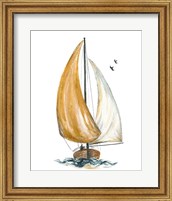 Gold Sail I Fine Art Print