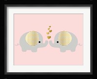 Baby Ele Love Fine Art Print