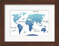 Continental Map I Fine Art Print