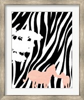 Modern Zebra's Fine Art Print
