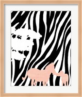 Modern Zebra's Fine Art Print