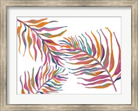 Colorful Palm Leaves II Fine Art Print