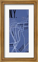 N.Y. Grid Panel Fine Art Print