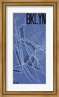 BKLYN Grid Panel Fine Art Print
