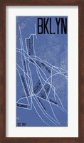 BKLYN Grid Panel Fine Art Print