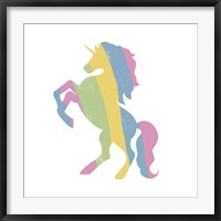 Multicolor Unicorn Fine Art Print