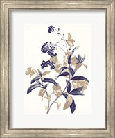 Indigo Flowers Two Fine Art Print