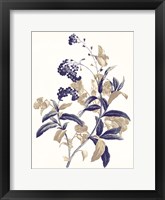 Indigo Flowers Two Fine Art Print