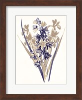 Indigo Flowers Three Fine Art Print