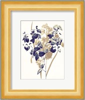 Indigo Flowers Four Fine Art Print