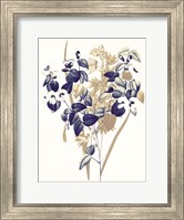 Indigo Flowers Four Fine Art Print