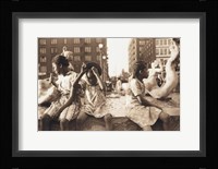 Hot Summer in the City, 1940 Framed Print