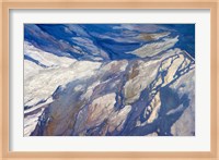 Aerial view of Highland Lakes on Atacama Desert, Chile Fine Art Print