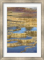 Mineral Deposit Formation, Yellowstone National Park Fine Art Print