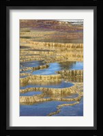Mineral Deposit Formation, Yellowstone National Park Fine Art Print
