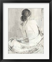 Evening I Neutral Framed Print