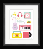Lets Listen to Music I Framed Print