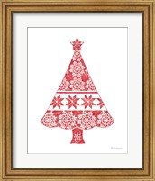 Nordic Holiday Christmas Tree Fine Art Print