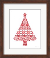 Nordic Holiday Christmas Tree Fine Art Print