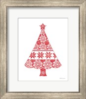 Nordic Holiday Christmas Tree Fine Art Print