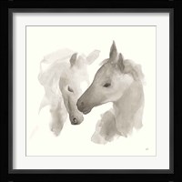 Nuzzling I Framed Print