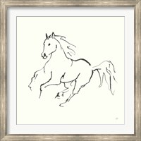 Line Horse III Fine Art Print