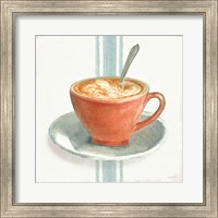 Wake Me Up Coffee III With Stripes No Cookie Fine Art Print